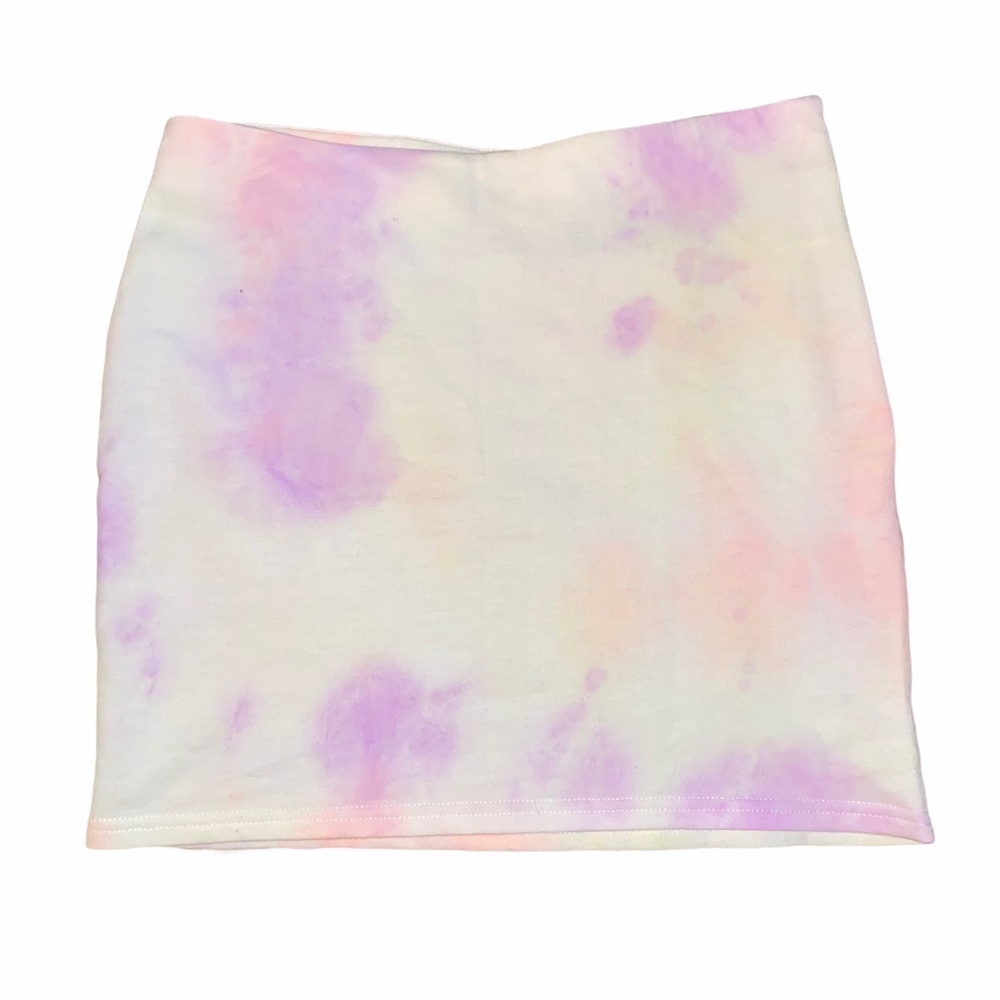TOBI pastel tie‎ dye mini skirt size small